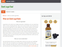 Tablet Screenshot of danklegalbud.com